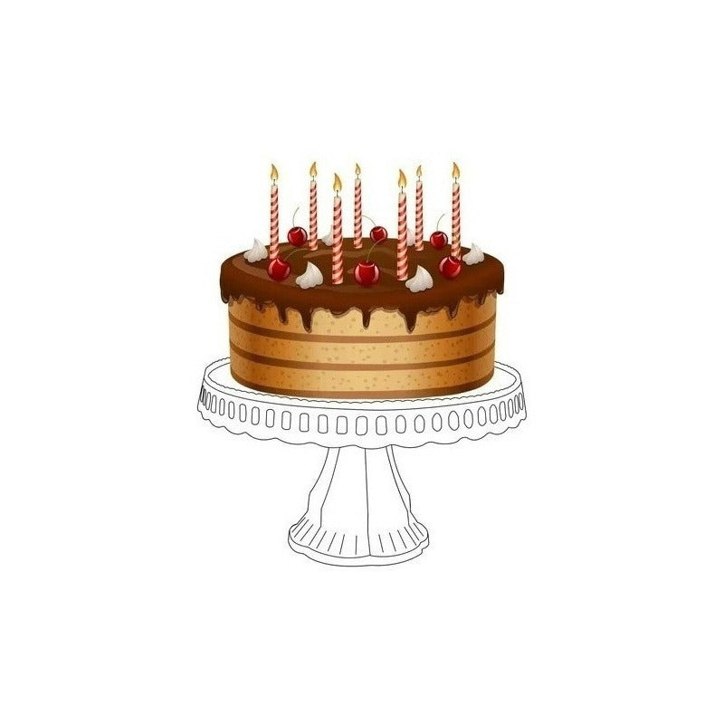 Pack X2 Base De Torta Base Torta Base Plato Porta Torta 32cm Rosa