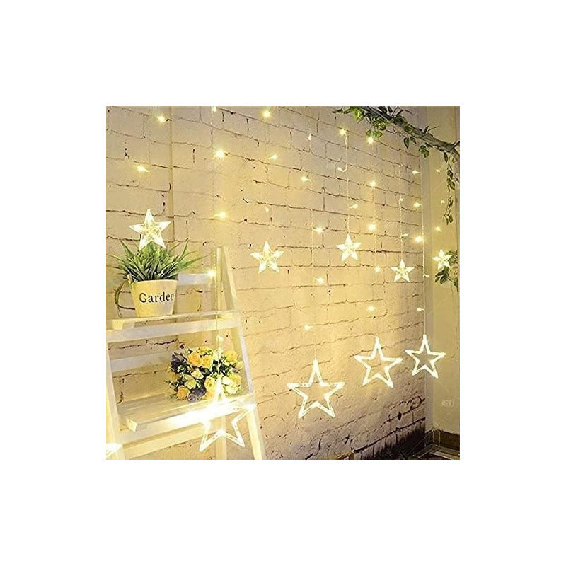 Luces Navideñas Cascadas Estrella Luces Navidena 3m 3013 Cálida