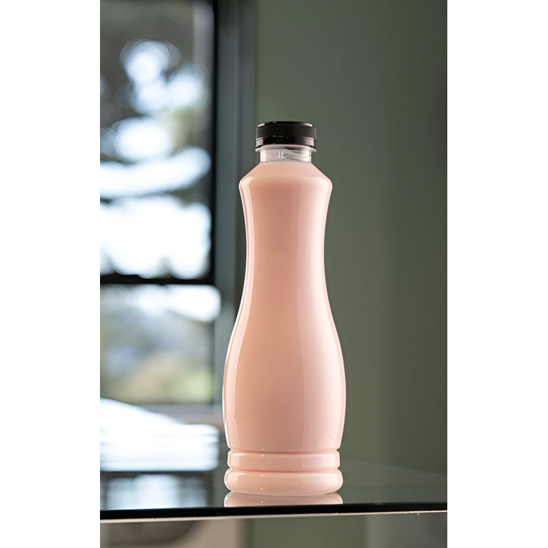 X24 Botellas Plasticas Transparentes Botella C/tapa 800ml Transparente