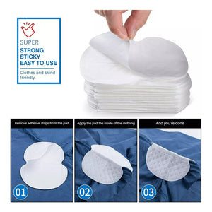 120 Parches Protectores Piel Antitranspirantes Axilas Polera