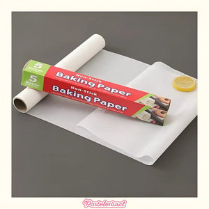 3 Rollos De Papel Mantequilla Papel Para Hornear Papel De 5m Blanco