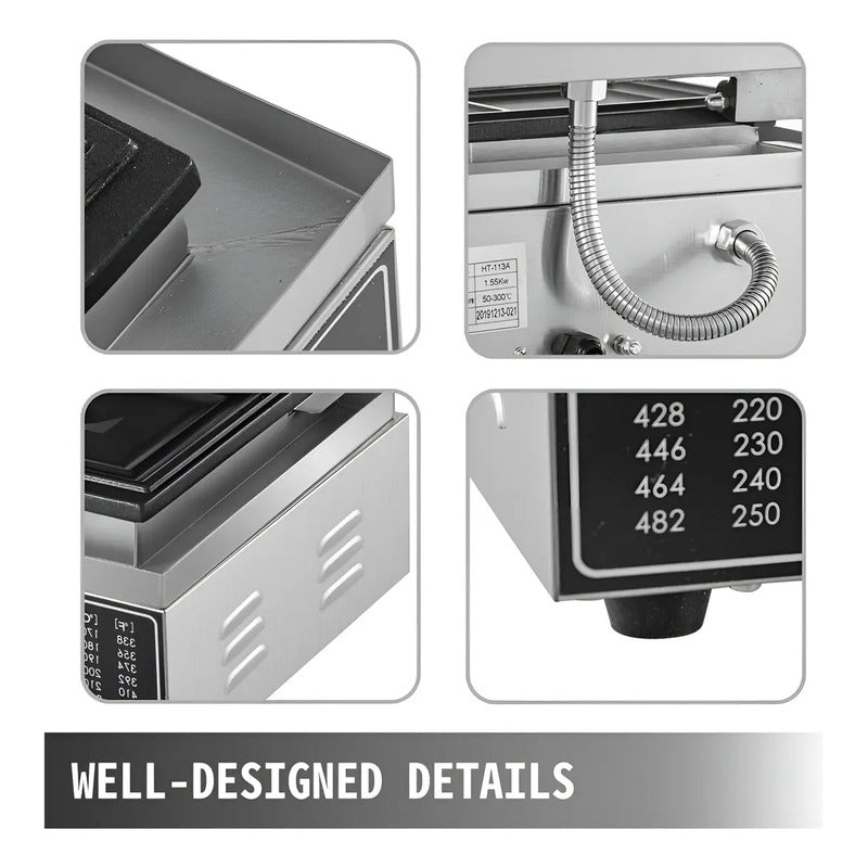 Sandwicheras Maquina Para Sandwiches Sanduchera Doble 1500w Color Plateado / Sandwicheras Doble