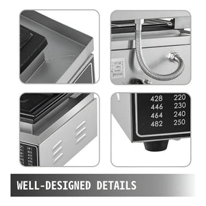 Sandwicheras Maquina Para Sandwiches Sanduchera Doble 1500w Color Plateado / Sandwicheras Doble
