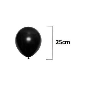 Pack X25 Set De Cumpleaños Globos Cumpleaños Globos Negro