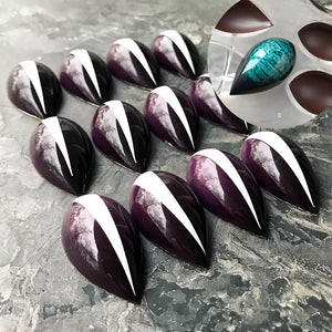 Pack X4 Moldes Para Bombones Molde Para Chocolate Ovalados