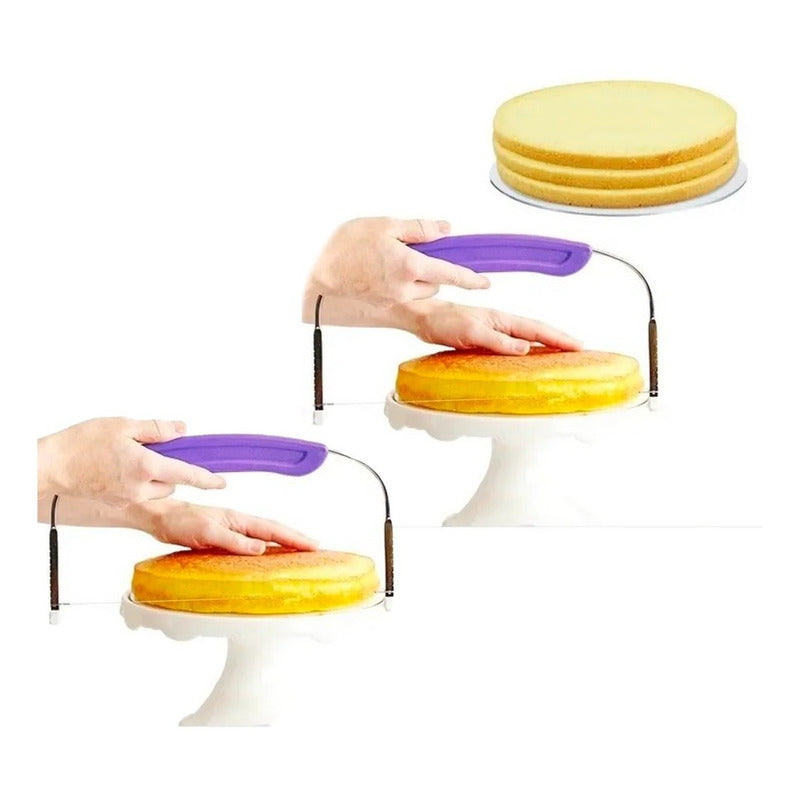 X2 Cortador Bizcocho Cortador De Torta Cortador Masa Alambre X2 Cortador Alambre