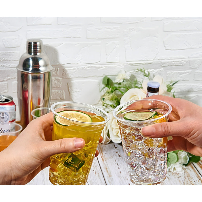 50 Vasos Desechables Vasos Plasticos Vaso Transparente 10oz