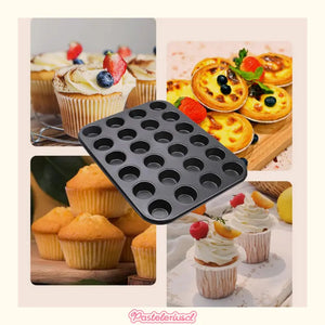 Molde 24cupcakes Molde Cupcake Reposteria Molde Para Tortas Bandeja Para Cupcakes Para Pequeños Bocados Y Preparación... Gris
