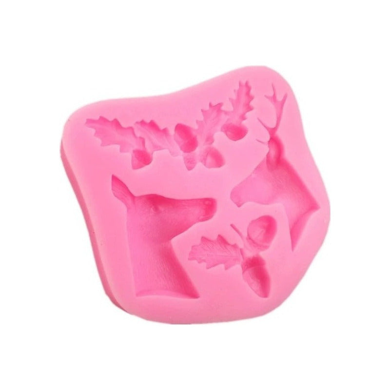 Molde De Silicona Molde Reno Molde Fondant Bellota Reno 2321 Molde De Navidad Moldes Navideños Moldes De Silicona Moldes De Reposteria Pasteleriacl