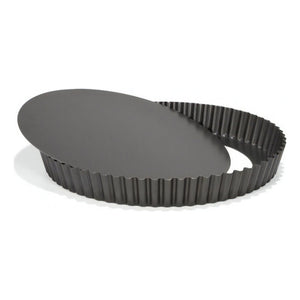 Molde Tartaleta Desmontable Moldes Desmontables Moldes Reposteria 20cm Color Gris