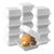 Packx100 Envases De Plumavit Para Comida Envase Hamburguesa