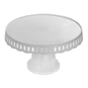 Base De Torta Base Torta Base Plato Porta Torta 32 Cm Blanco Blanco Sin Tapa