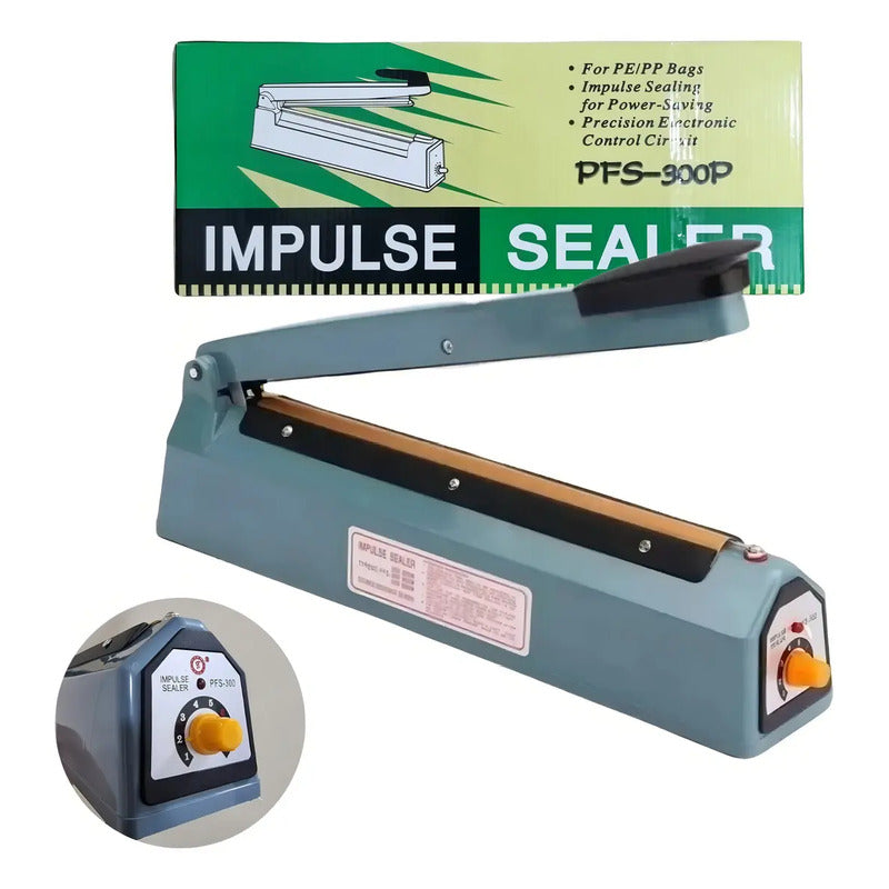 Selladora De Bolsas 30cm Spica Se-30 Regulable 8 Niveles De Temperatura Color Azul
