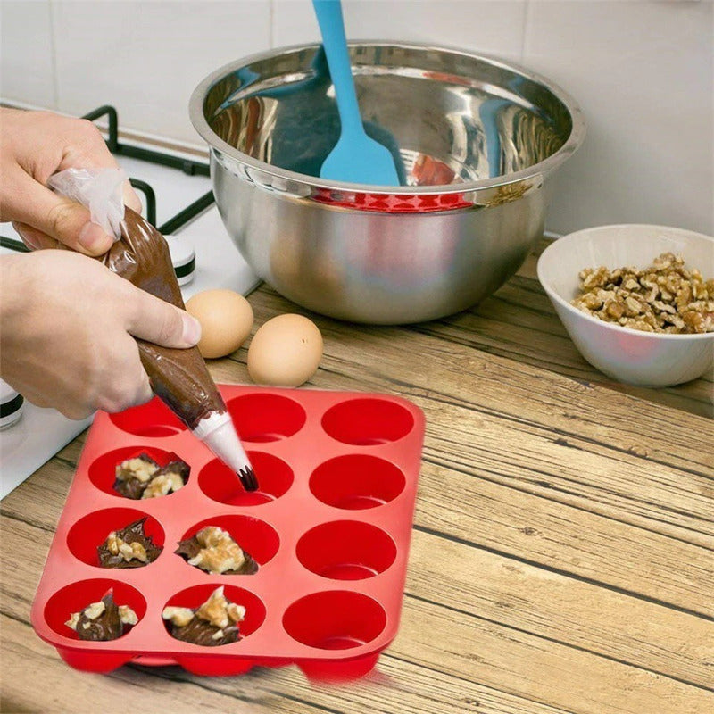 Molde Cupcakes Molde 12 Magdalena Molde Muffin Reposteria 12 Multicolor 110672