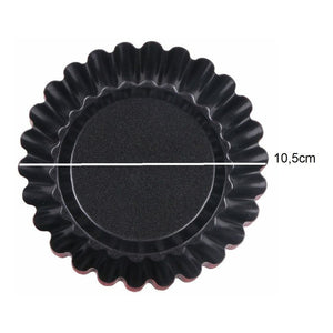 Pack 24 Moldes De Tartaleta Molde Tarta Individual Fija 10,5