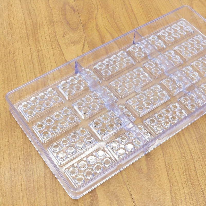 Molde Para Chocolate Moldes Policarbonato Moldes Lego 20 Cav Transparente / Molde Policarbonato Lego 20 Cav