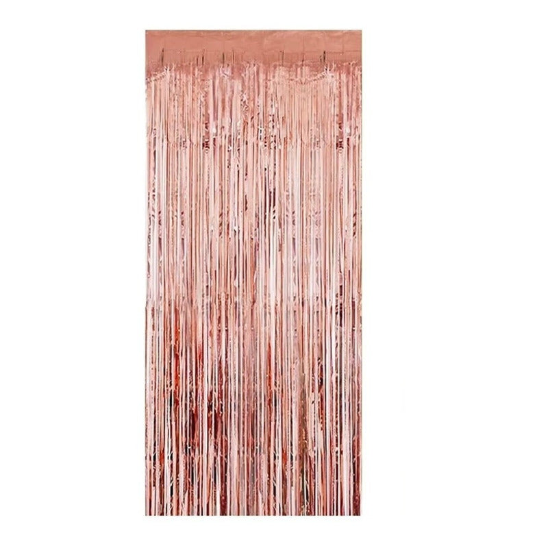 Cortina Guirnaldas Cumpleaños Guirnalda Cumpleaños Salmon 2m Salmón Cortina De Cumpleaños Salmon 2x1m 101069