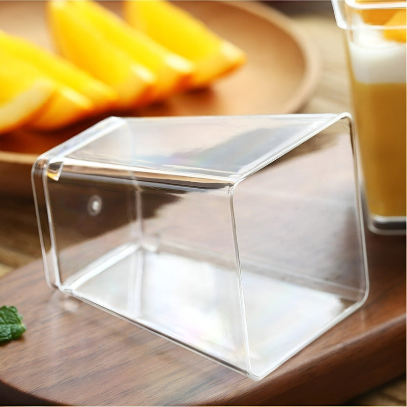 50 Set De Vasos Shot Postres Con Tapa 50 Cucharas Acrílico Transparente 046