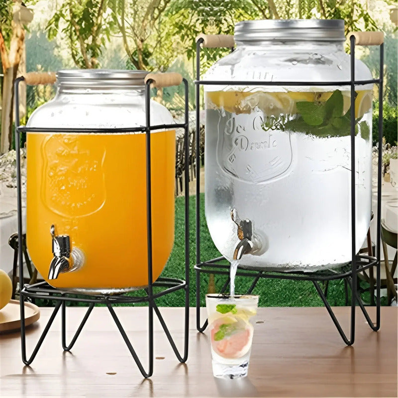 Dispensadores De Bebidas Dispensador De Jugos Con Atril 5l Transparente