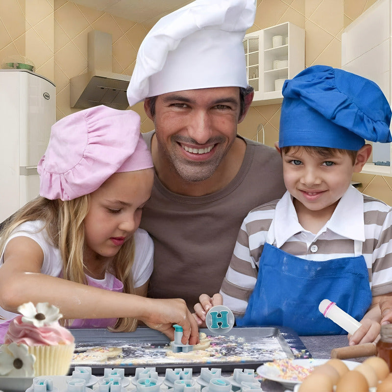 26 Cortador Fondant Letras Mayuscula Cortadores Con Expulsor