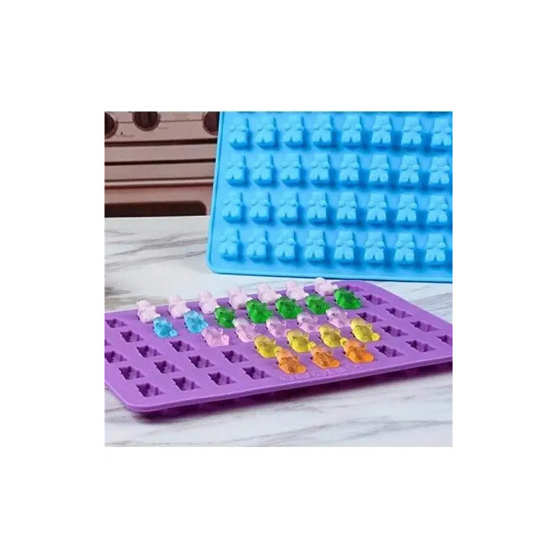 Molde De Silicona Ositos Moldes Silicona Reposteria 50 Osito Multicolor-146366