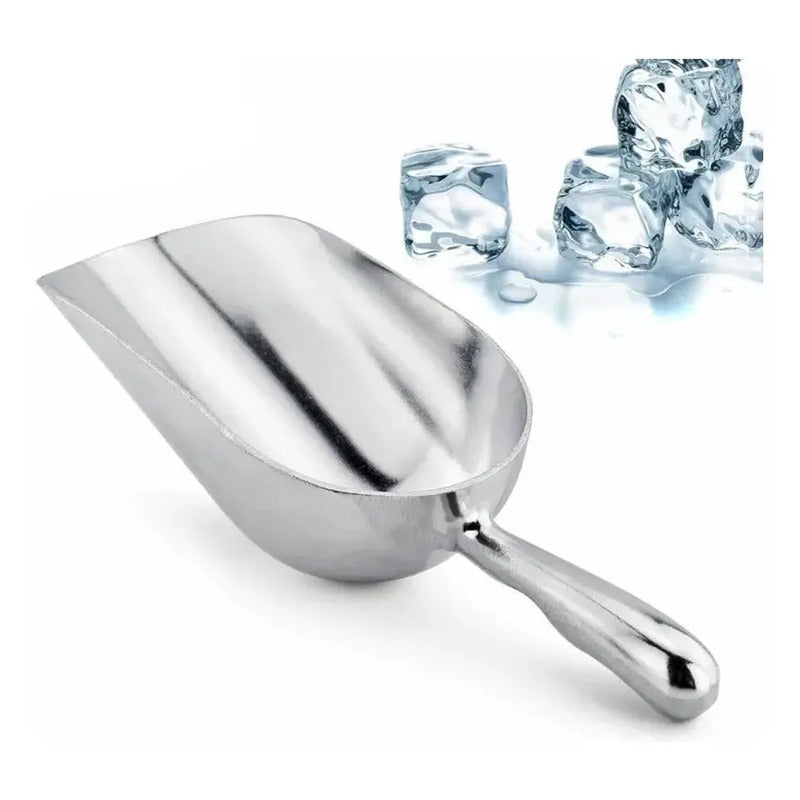 Cuchara Medidora Poruña Cucharas Medidoras Pala Para Hielo Poruñas Cucharas Para Medir Palas Para Hielos Dosificador Manual Cucharas De Aluminio Fundido Uso Doméstico Y Comercial Pasteleriuscl Gris