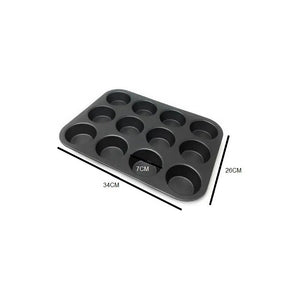 Pack X2 Moldes 12 Cupcakes Molde Cupcake Moldes Muffin Gris