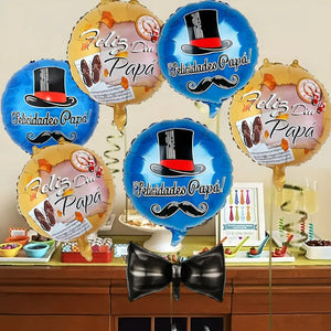X4 Globos Dia Del Padre Decoracion Dia Del Padre Dia De Papa Globos Corbatin 101781