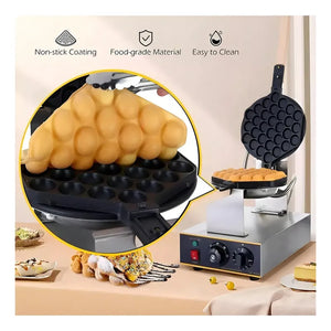 Maquina Para Waffles Wafleras Con Formas Waffle Burbuja Wafleras Con Formas Waffles Burbuja Maquina Para Hacer Waffles Maquina De Waffles Guaflera Electrica Antiadherente Wuaffle Burbuja Pasteleriuscl