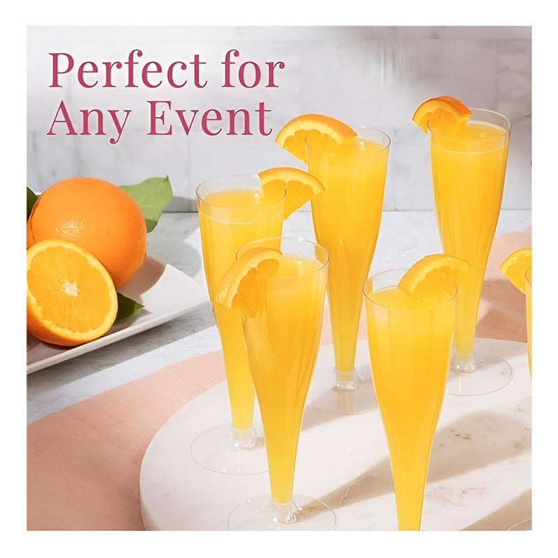 10 Copas De Champagne Copa Acrilico Copas Champaña 5oz/162ml Transparente