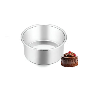 Molde Torta Moldes De Torta Molde Queque Molde Aluminio 20cm Moldes Pequeños Para Tartas De Alta Resistencia... Plateado
