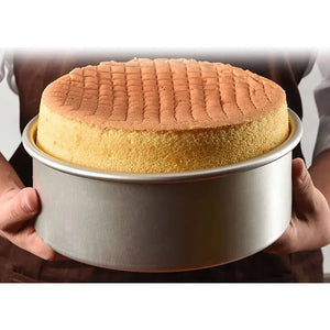 Moldes De Aluminio Para Tortas Molde Queque Molde Torta 26cm Gris Claro