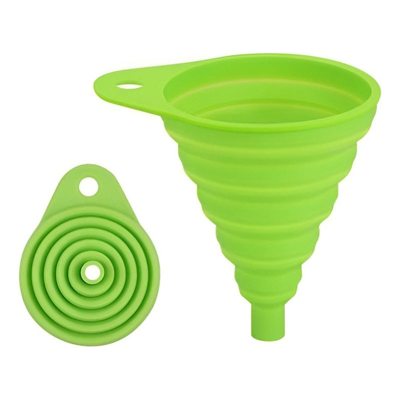 Embudo Plastico Embudo De Silicona Plegable Embudo Multiuso