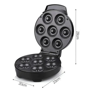 Maquina Para Donas Maquina De Donuts Mini Donas 1000w 7cav Máquina De Donas Eléctrica Máquina Para Donuts Equipo... Negro