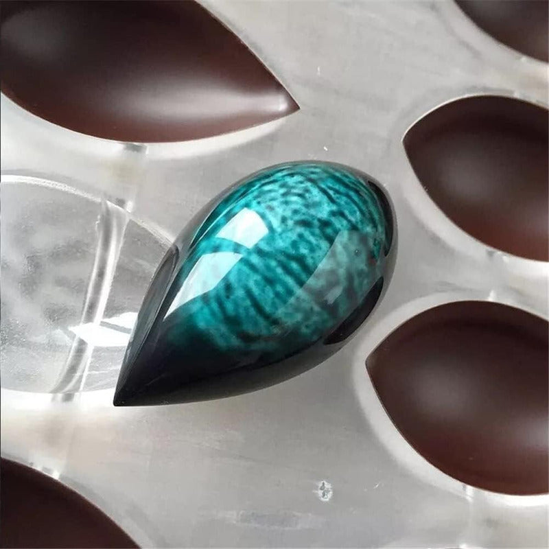 Molde Chocolate Acrilico Molde De Chocolate Molde Ovalado
