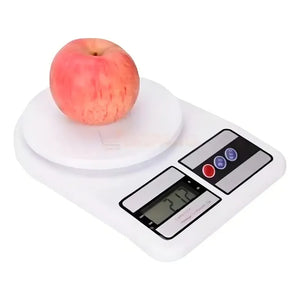 Balanza De Cocina Digital Electrónica Capacidad Máxima 10 Kg Color Blanco