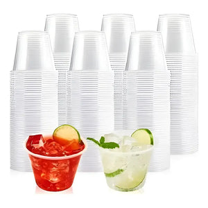 X200 Vasos Plásticos Desechables 5oz Vasos Desechables Para Bebidas Frías 5oz 148ml Vasos Descartables 5oz Vasos... Transparente