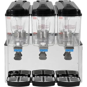 Dispensadores De Bebidas Frias Dispensador Electrico 3x18l Dispensador De Jugos Comercial Dispensadores Con Mezclador... Negro