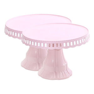 Pack X2 Base De Torta Base Torta Base Plato Porta Torta 32cm Rosa