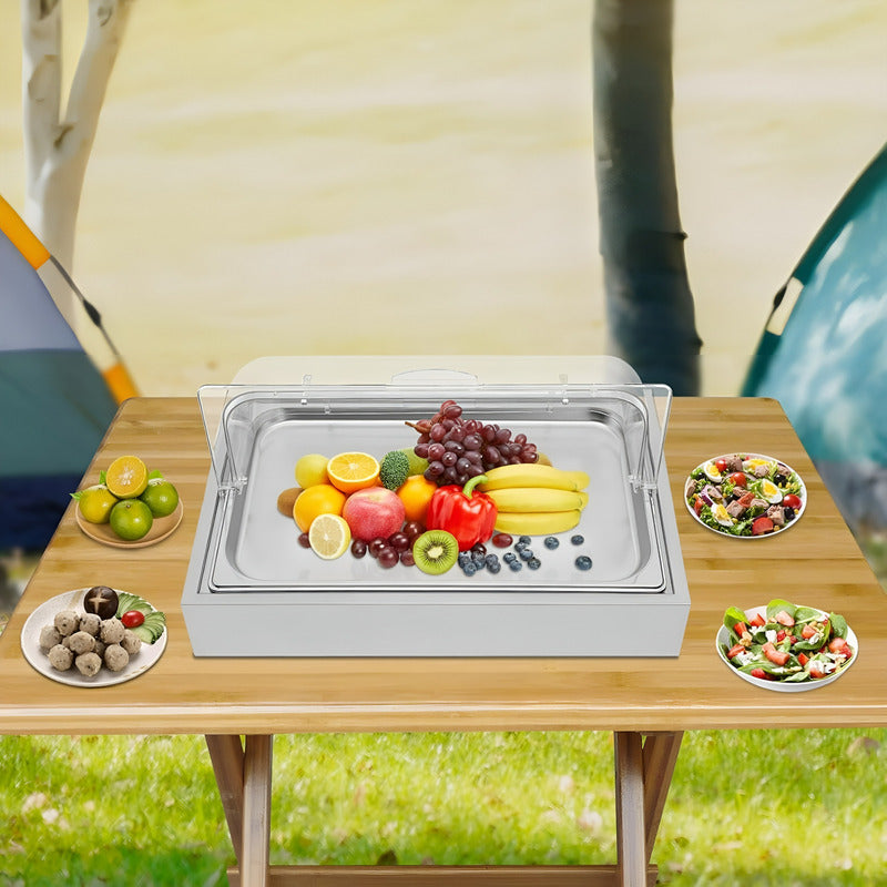 Bandejas Acero Inoxidable Rectangular Bandeja Autoservicio Plateado