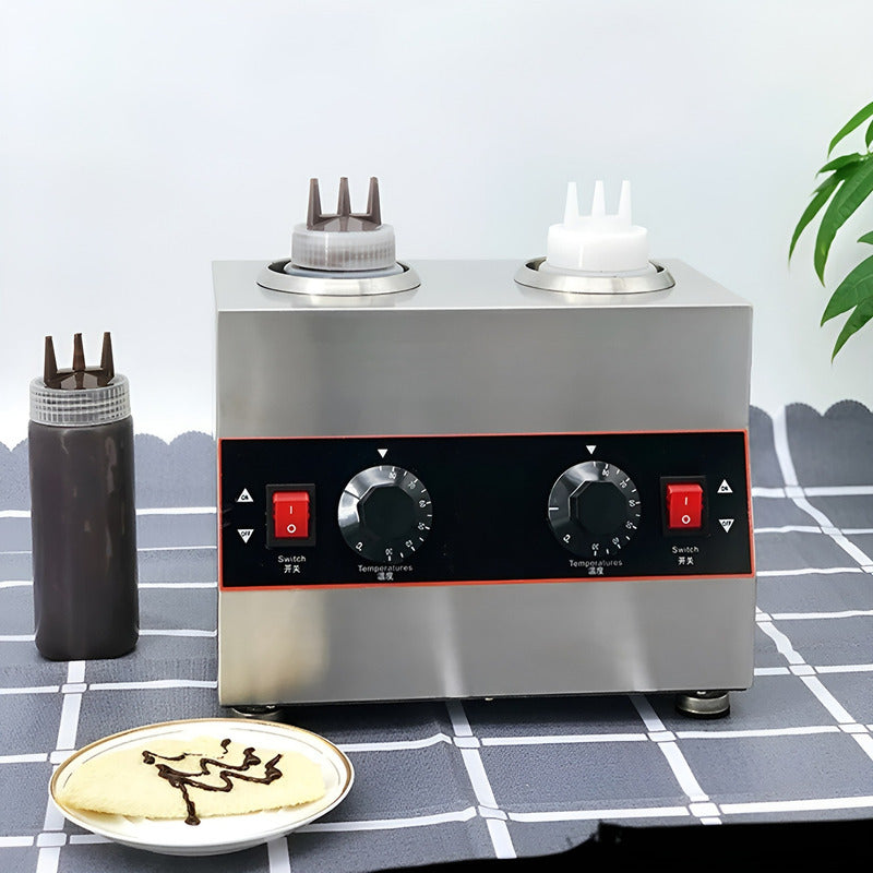 Dispensador Salsas Botellas Dispensadoras Envases 650ml Plateado