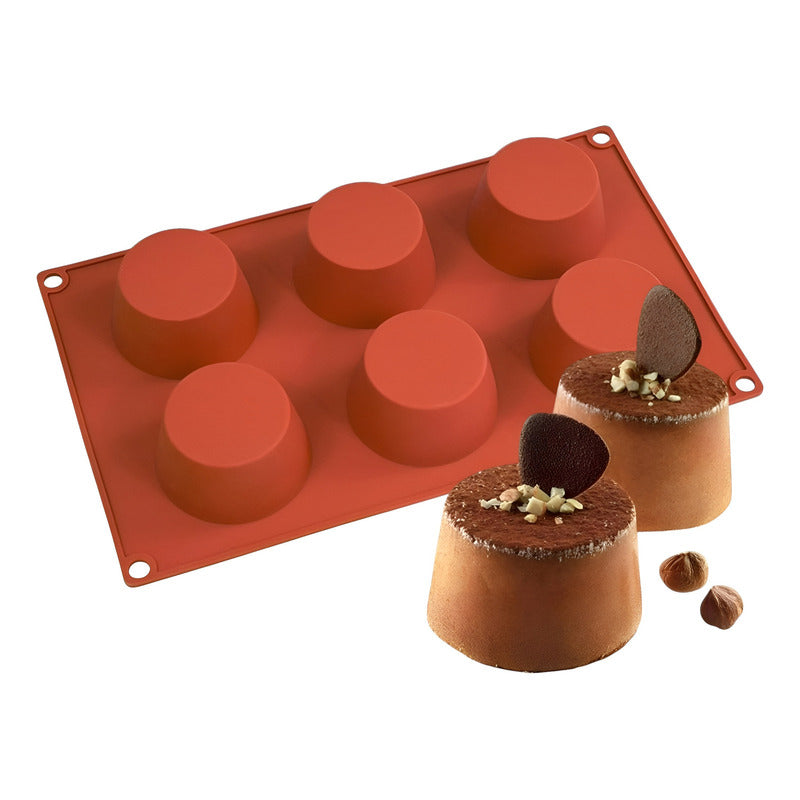 Molde Queque Molde Muffins Moldes Reposteria Molde Silicona Multicolor / Molde Muffin 6cav