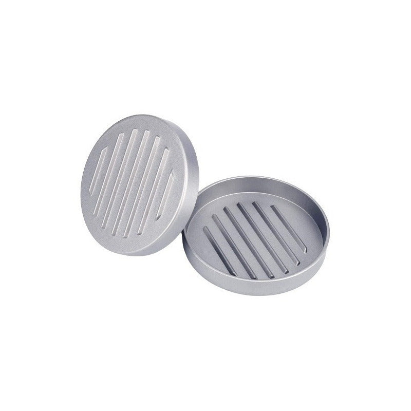Prensa Para Hamburguesas Molde Hamburguesa Aluminio Parrilla Gris