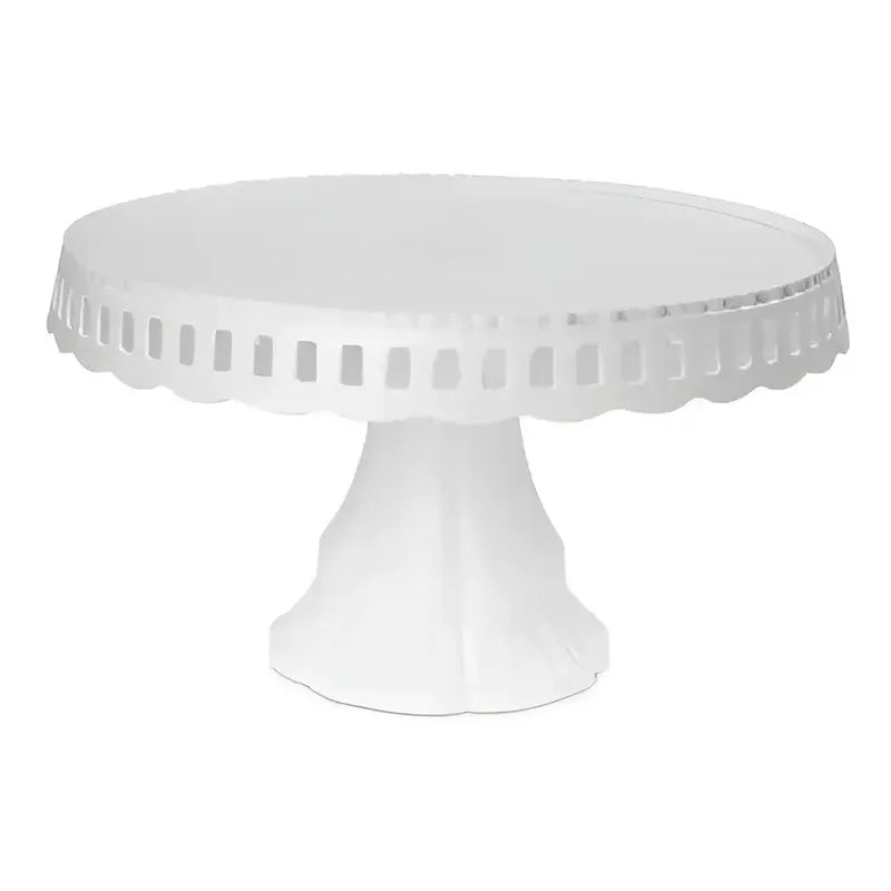 Base De Torta Base Torta Base Plato Porta Torta 32 Cm Blanco Blanco Sin Tapa