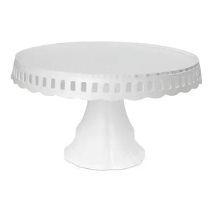 Base De Torta Base Torta Base Plato Porta Torta 32 Cm Blanco Blanco Sin Tapa