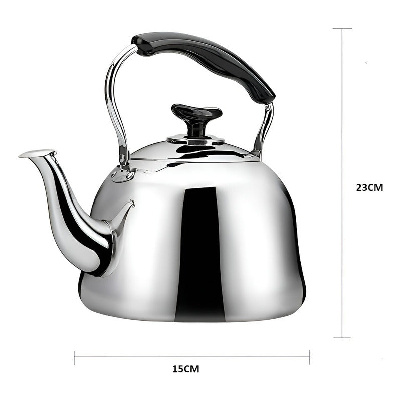 Tetera De Te Tetera De Agua Teteras Filtro Te Infusor 2.0 L Plateado