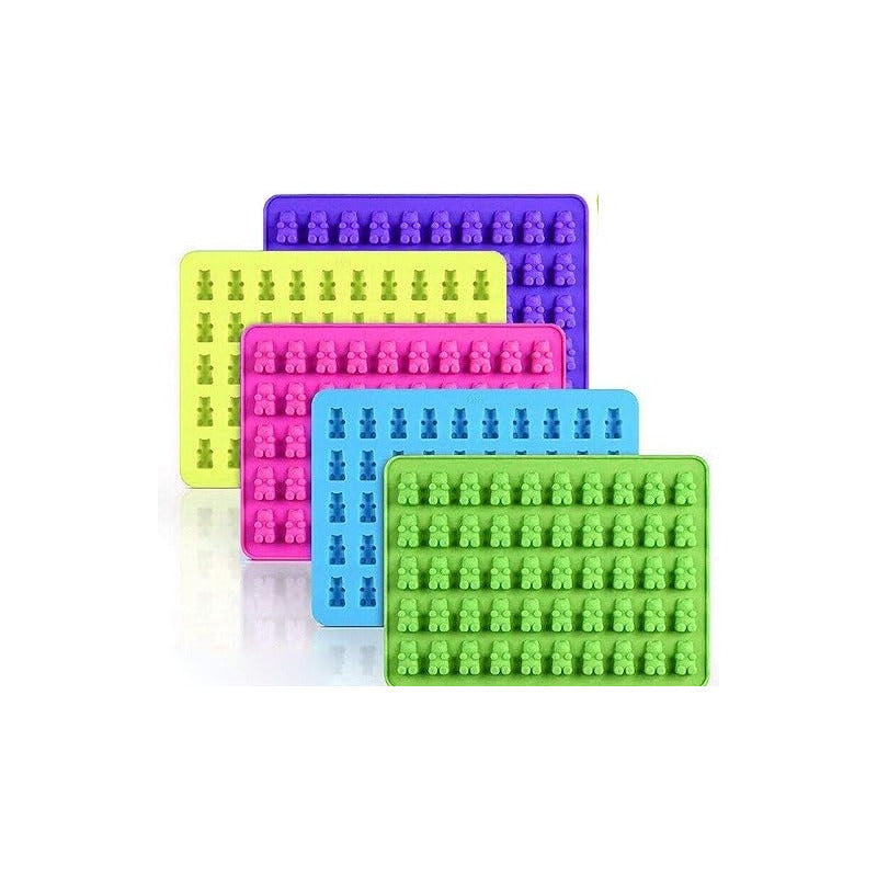 Molde De Silicona Ositos Moldes Silicona Reposteria 50 Osito