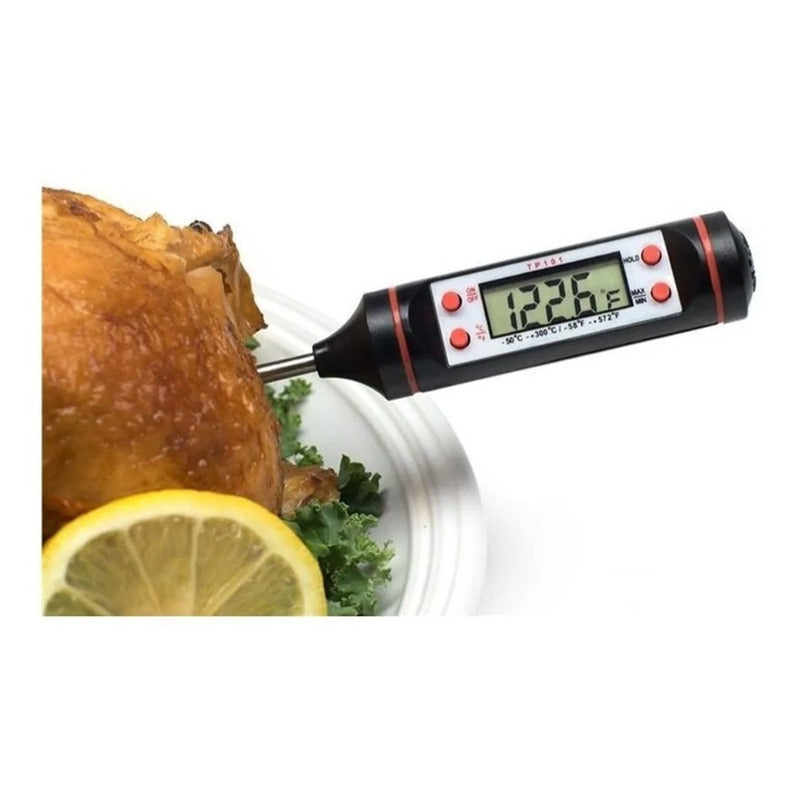 Termometro De Cocina Termómetro Horno Termometro Cocina  Gris Con Negro 014