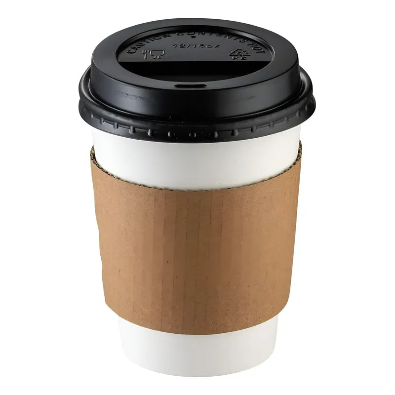 Vaso Cafe Kraft Vasos Polipapel Vaso C/tapa+manga 200und 8oz Blanco