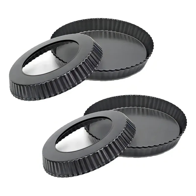 Pack X2 Molde Desmontable Moldes Desmontables Moldes 28cm Moldes De Tartaletas Moldes De Pies Moldes De Kuchen Pasteleriuscl Gris